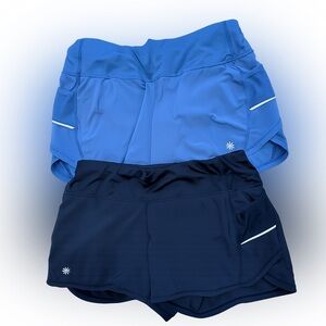 Athleta run with it shorts small ( bundle of 2 )